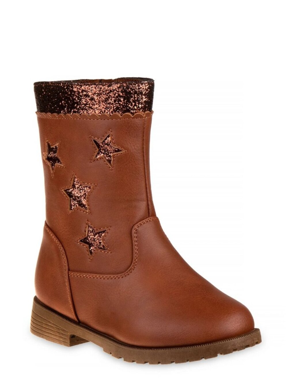 Toddler Girl Boots Size 6 8 9 or 10 Glitter Faux Leather New with Box